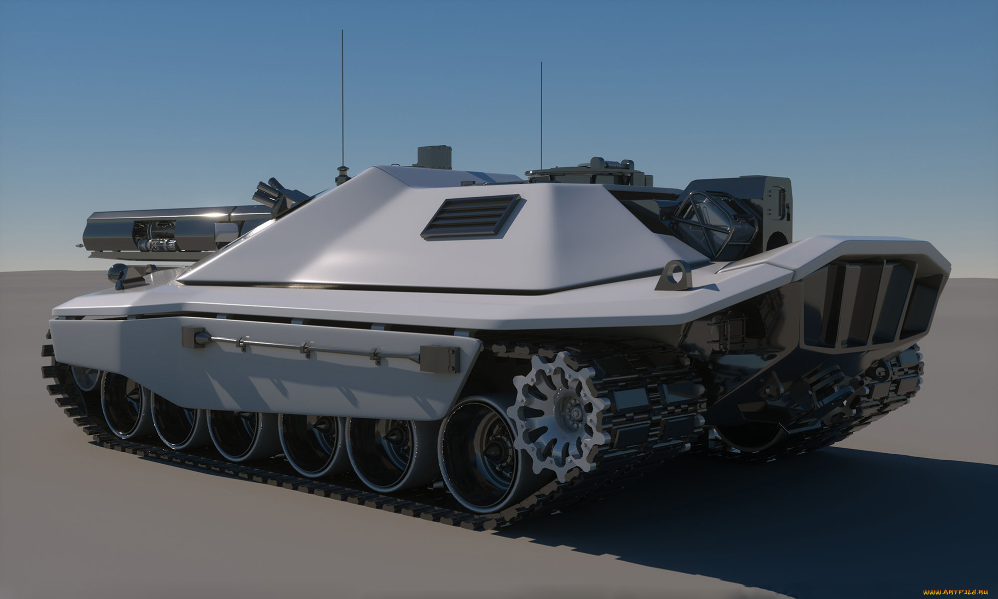 sci-fi future tank concept, , 3d, sci-fi, future, tank, concept